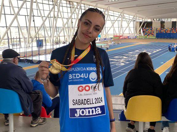 Claudia Gutiérrez consigue el oro en el Campeonato de España de Atletismo